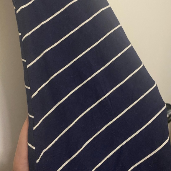 Old Navy T-Shirt Dress Size Small Navy Blue and White Stripes - Picture 5 of 5